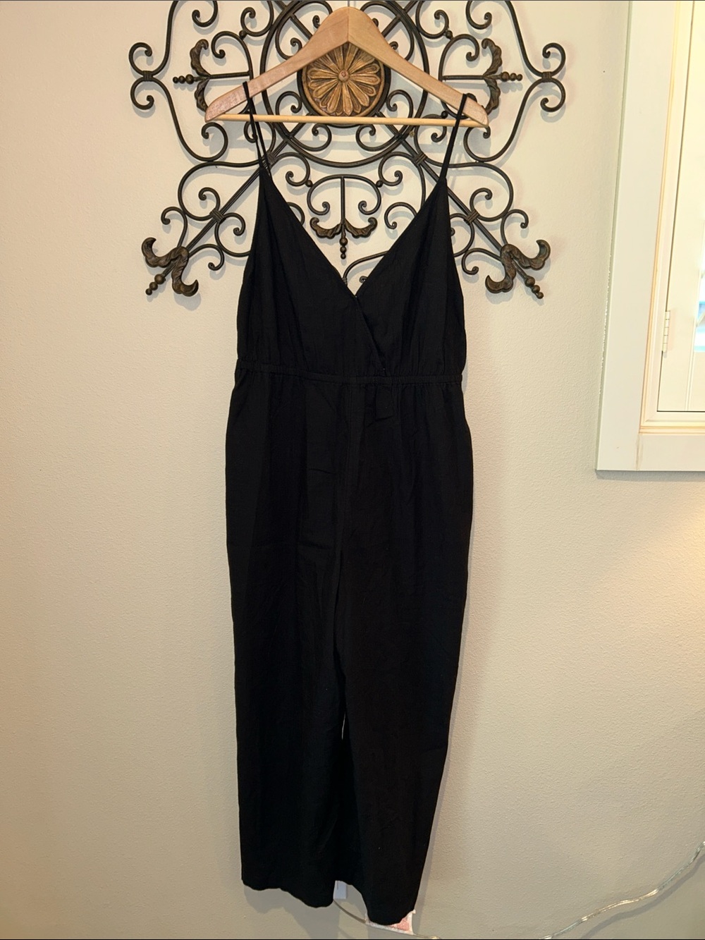 Roxy Black Spaghetti Strap Jumpsuit